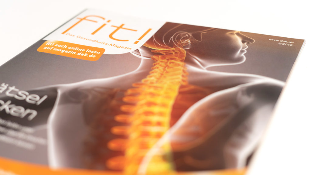 Kundenmagazin „fit!“ der DAK-Gesundheit