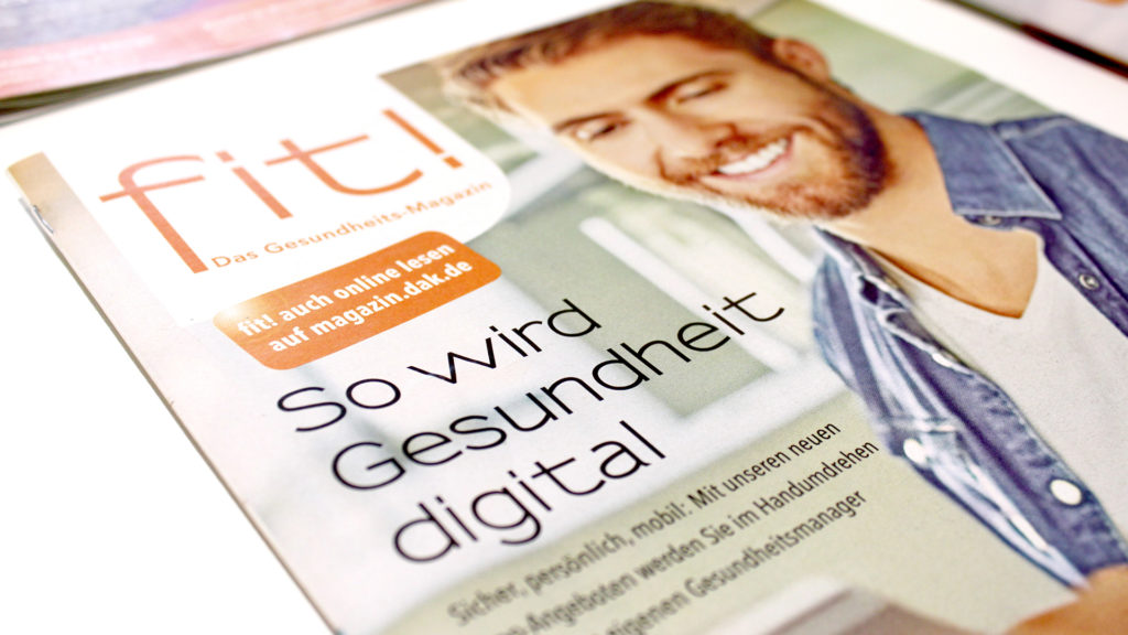 Kundenmagazin „fit!“ der DAK-Gesundheit