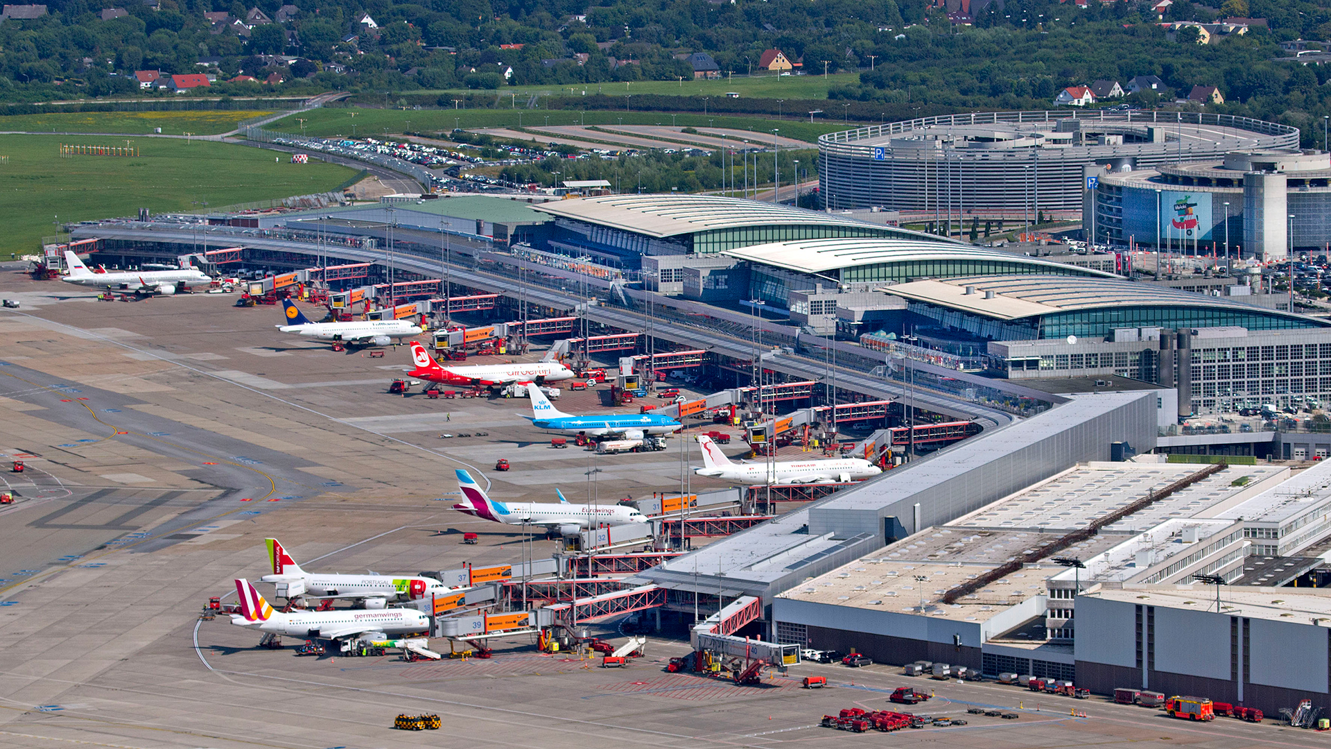 Hamburg Airport Luftaufnahme