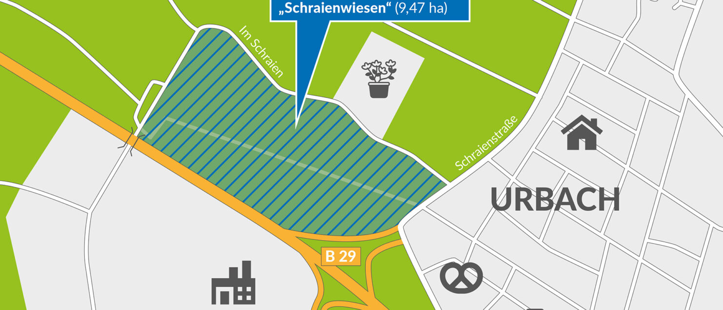 Kommunikation rund um den Bürgerentscheid Schraienwiesen in Urbach