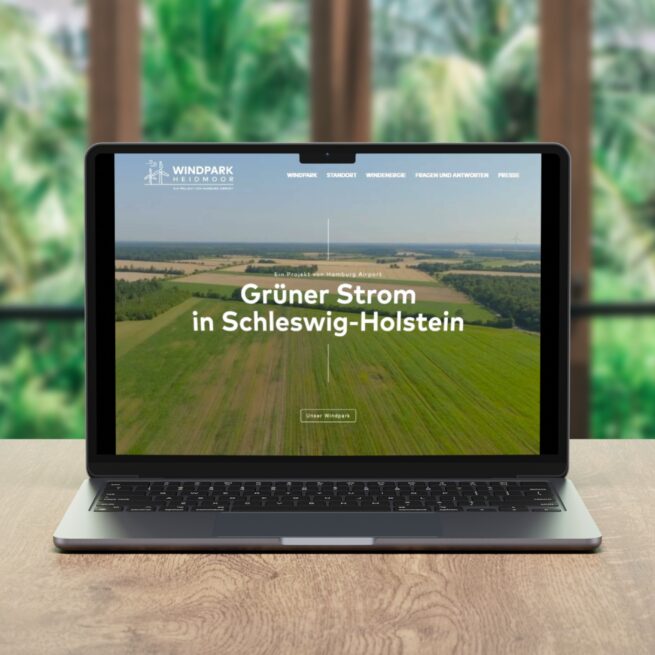 website erstellung windpark heidmoor
