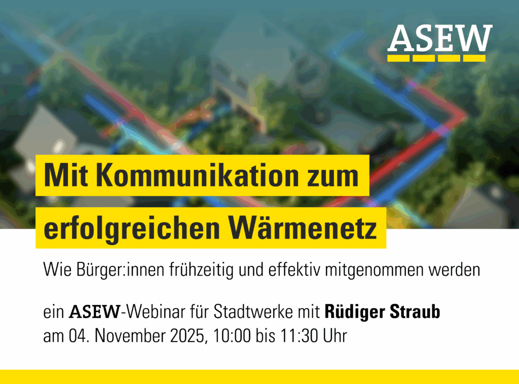 ASEW-Webinar mit Rüdiger Straub