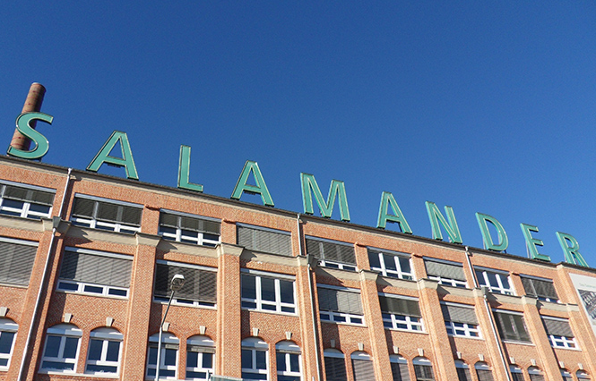 Das Unternehmen Salamander in Kornwestheim
